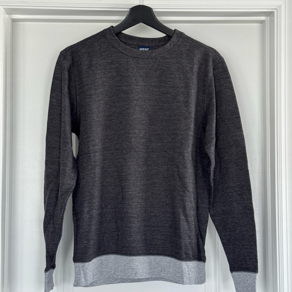 Gear For Sports Charcoal and Light Gray Crewneck Sweater